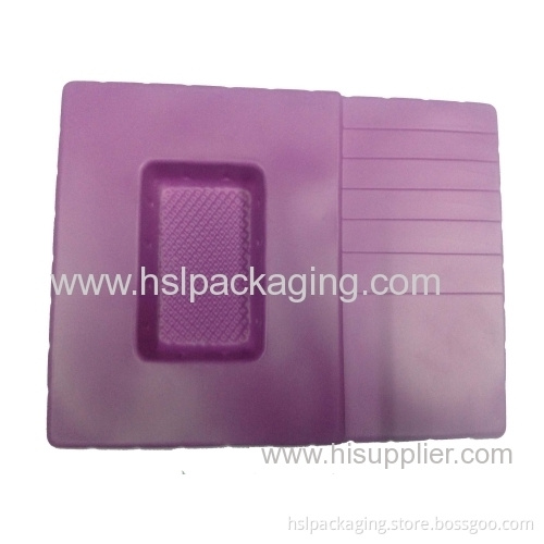 Factory Provide Ps Flocking Blister Tray For Wine Packaging 